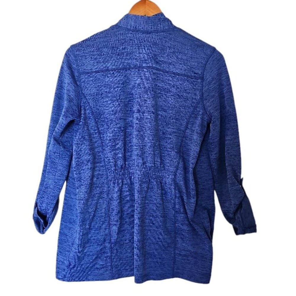 T By Talbots Jacket Blue Size Xs Open Front Sweat… - image 8